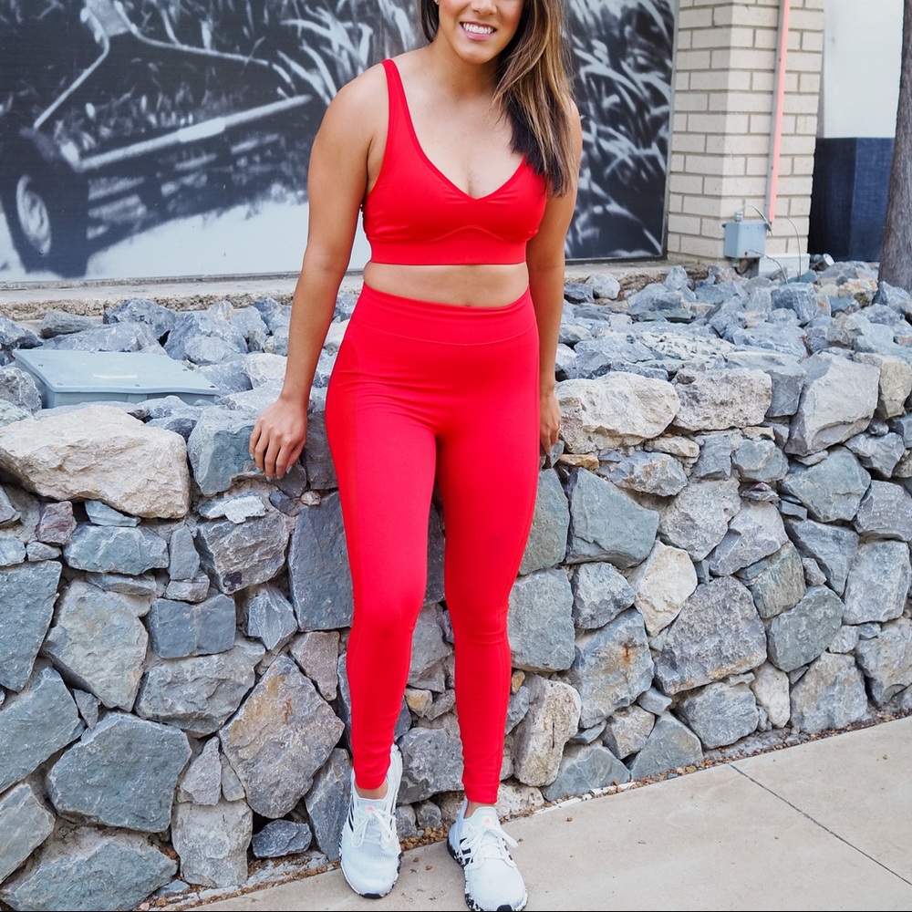 Fabletics High Waisted PureLuxe Mesh Legging (S)